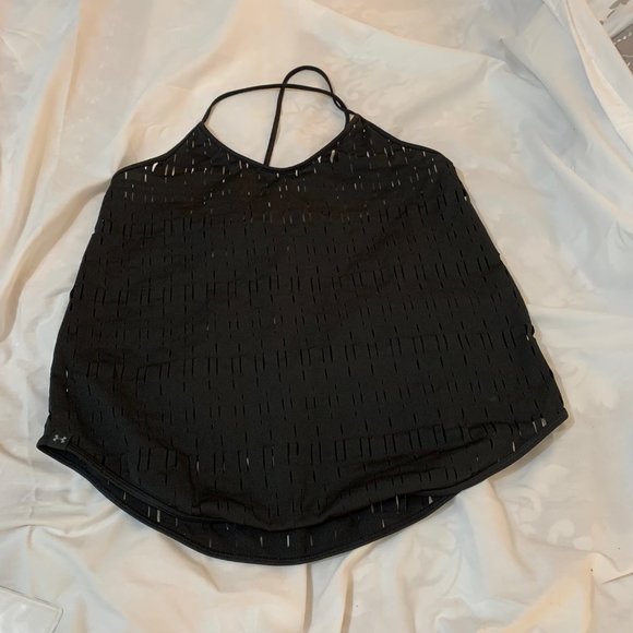 Under Armour Black Vertical Slash Tank - Picture 1 of 10